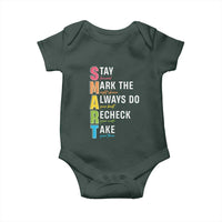 SMART Stay Focused Mark The Right Choice Baby Onesie Test Day Teacher