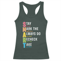 SMART Stay Focused Mark The Right Choice Racerback Tank Top Test Day Teacher
