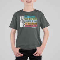 Funny Test Day You Got This T Shirt For Kid Don't Stress Rock The Test Teacher Testing Day