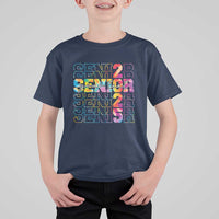 Personalized Senior 2025 T Shirt For Kid Custom Text Class Of 2025 Graduation