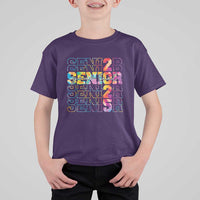 Personalized Senior 2025 T Shirt For Kid Custom Text Class Of 2025 Graduation