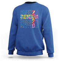 Personalized Senior 2025 Sweatshirt Custom Text Class Of 2025 Graduation