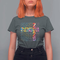 Personalized Senior 2025 T Shirt For Women Custom Text Class Of 2025 Graduation