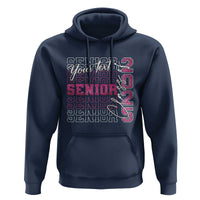 Personalized Senior 2025 Hoodie Custom Text Class Of 2025 Graduation Glitter Print