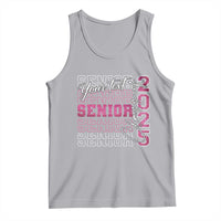 Personalized Senior 2025 Tank Top Custom Text Class Of 2025 Graduation Glitter Print