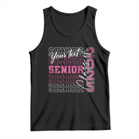 Personalized Senior 2025 Tank Top Custom Text Class Of 2025 Graduation Glitter Print