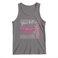 Personalized Senior 2025 Tank Top Custom Text Class Of 2025 Graduation Glitter Print