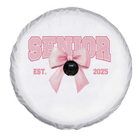 Funny Senior EST 2025 Graduation Coquette Spare Tire Cover