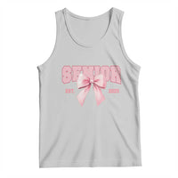 Funny Senior EST 2025 Graduation Coquette Tank Top