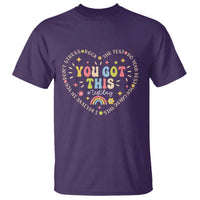 Funny Test Day You Got This T Shirt Testing Day Rock The Test Do Your Best Heart