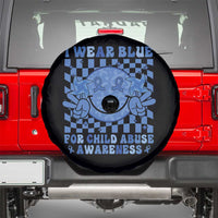 I Wear Blue For Child Abuse Awareness Month Spare Tire Cover
