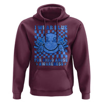 I Wear Blue For Child Abuse Awareness Month Hoodie