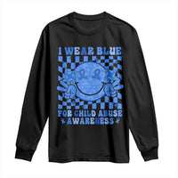 I Wear Blue For Child Abuse Awareness Month Long Sleeve Shirt