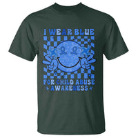 I Wear Blue For Child Abuse Awareness Month T Shirt
