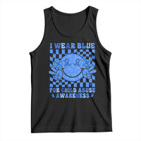 I Wear Blue For Child Abuse Awareness Month Tank Top
