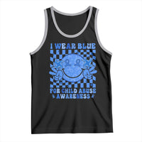I Wear Blue For Child Abuse Awareness Month Tank Top