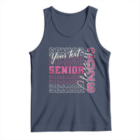 Personalized Senior 2026 Tank Top Custom Text Class Of 2026 Graduation Glitter Print - Wonder Print Shop