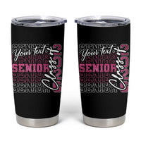 Personalized Senior 2026 Tumbler Cup Custom Text Class Of 2026 Graduation Glitter Print - Wonder Print Shop