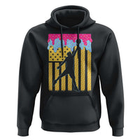 Basketball Ice Cream Drip American Flag Youth Players Hoodie