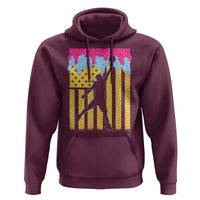 Basketball Ice Cream Drip American Flag Youth Players Hoodie