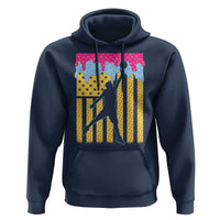 Basketball Ice Cream Drip American Flag Youth Players Hoodie