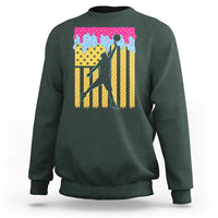Basketball Ice Cream Drip American Flag Youth Players Sweatshirt