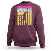 Basketball Ice Cream Drip American Flag Youth Players Sweatshirt
