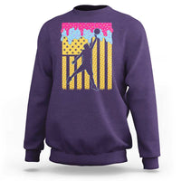 Basketball Ice Cream Drip American Flag Youth Players Sweatshirt