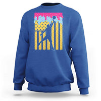 Basketball Ice Cream Drip American Flag Youth Players Sweatshirt