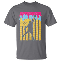 Basketball Ice Cream Drip American Flag Youth Players T Shirt