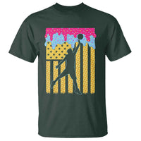 Basketball Ice Cream Drip American Flag Youth Players T Shirt