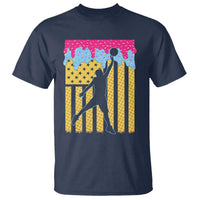 Basketball Ice Cream Drip American Flag Youth Players T Shirt