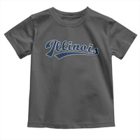 Illinois Varsity Script Classic Sports Jersey Style Toddler T Shirt