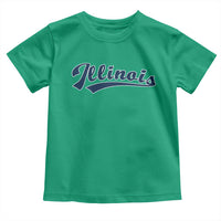 Illinois Varsity Script Classic Sports Jersey Style Toddler T Shirt