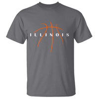 Illinois Fan Basketball Grooves Graphic IL State T Shirt