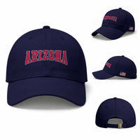 Arizona Sports Fan Vintage Bold Throwback AZ State Baseball Cap