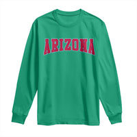 Arizona Sports Fan Vintage Bold Throwback AZ State Long Sleeve Shirt