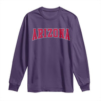 Arizona Sports Fan Vintage Bold Throwback AZ State Long Sleeve Shirt
