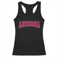 Arizona Sports Fan Vintage Bold Throwback AZ State Racerback Tank Top