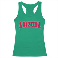 Arizona Sports Fan Vintage Bold Throwback AZ State Racerback Tank Top