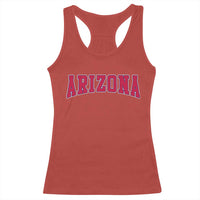 Arizona Sports Fan Vintage Bold Throwback AZ State Racerback Tank Top