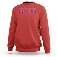 Arizona Sports Fan Vintage Bold Throwback AZ State Sweatshirt