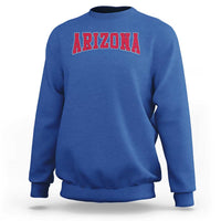 Arizona Sports Fan Vintage Bold Throwback AZ State Sweatshirt