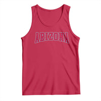 Arizona Sports Fan Vintage Bold Throwback AZ State Tank Top