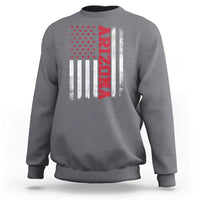Arizona Pride Sweatshirt Vintage American Flag Distressed Varsity Aesthetic Letters AZ State