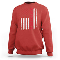 Arizona Pride Sweatshirt Vintage American Flag Distressed Varsity Aesthetic Letters AZ State