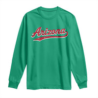 Arizona Varsity Script Classic Sports Jersey Style Long Sleeve Shirt