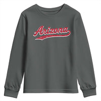 Arizona Varsity Script Classic Sports Jersey Style Youth Sweatshirt