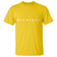 Michigan Fan Basketball Grooves Graphic MI State T Shirt