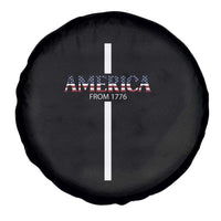 4th Of July Spare Tire Cover America From 1776 Christian Religious Faith Cross